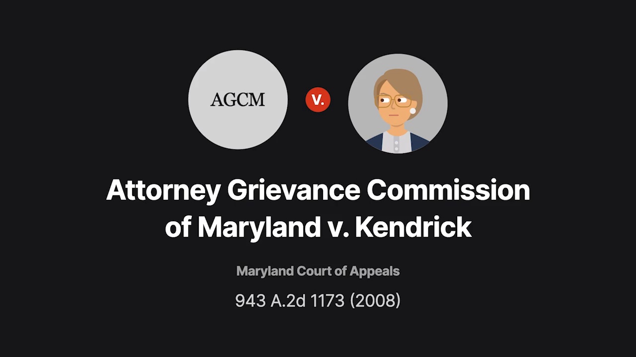 Maryland attorney grievance commission