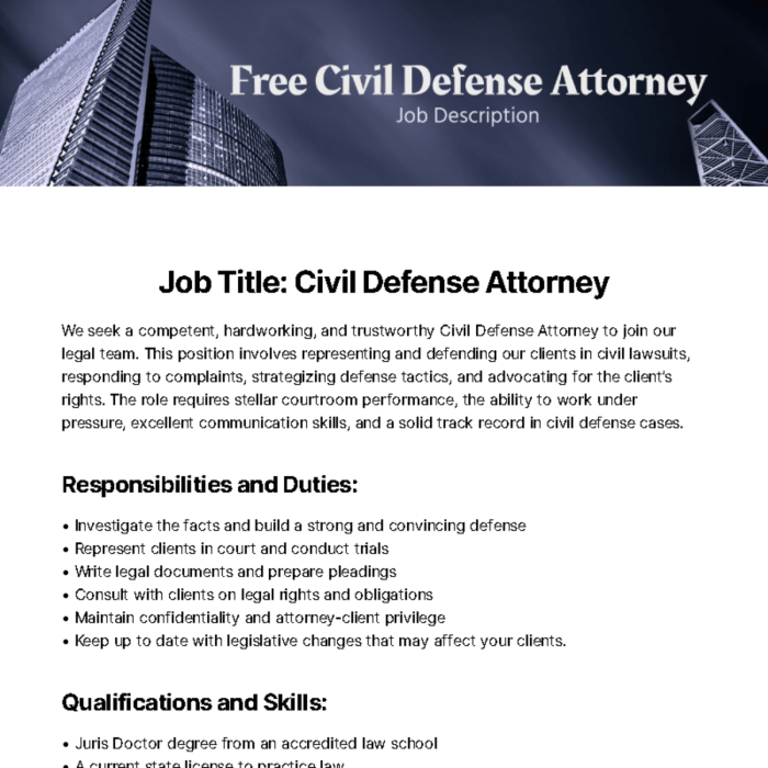 Defense attorney jobs