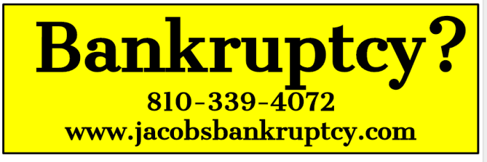 Bankruptcy attorney flint mi