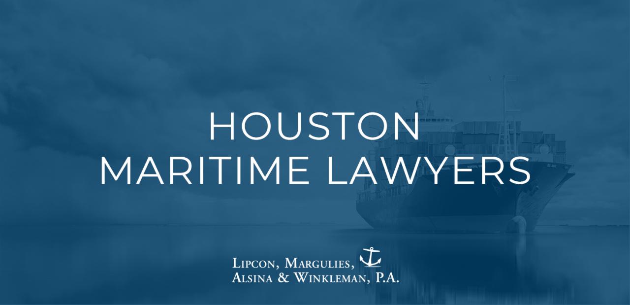 Maritime lawyer houston injury working sea different there world