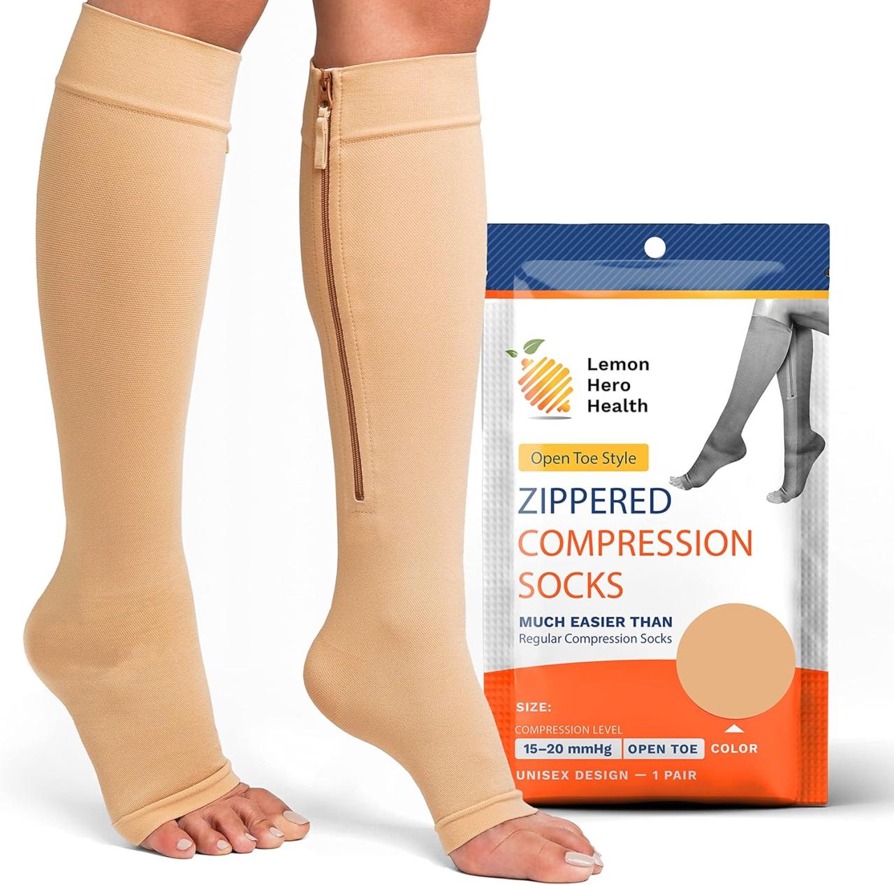 Cotton compression stockings