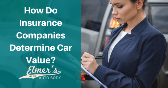 How do insurance companies decide to total a car