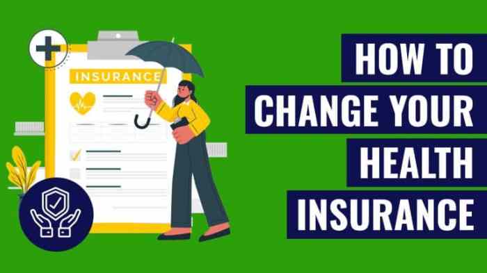 How do you switch health insurance companies