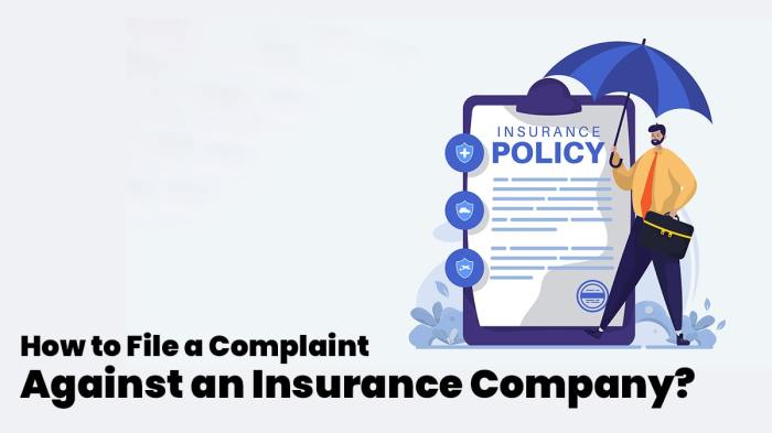 Where do you file a complaint against an insurance company