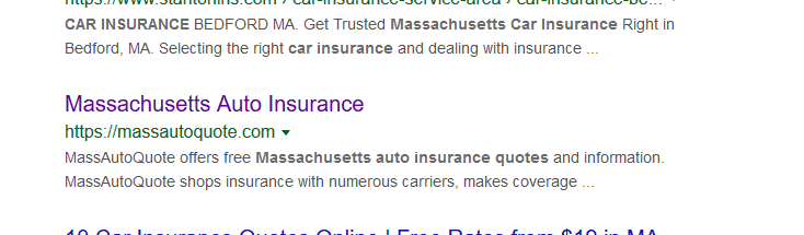 Quotes massachusetts accidents costly protected