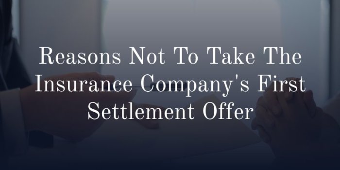 Can you negotiate a settlement with an insurance company