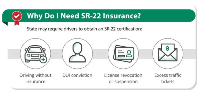 Which insurance companies offer sr22