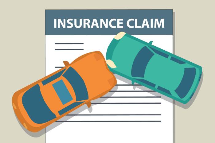 Claim insurance accident after file road