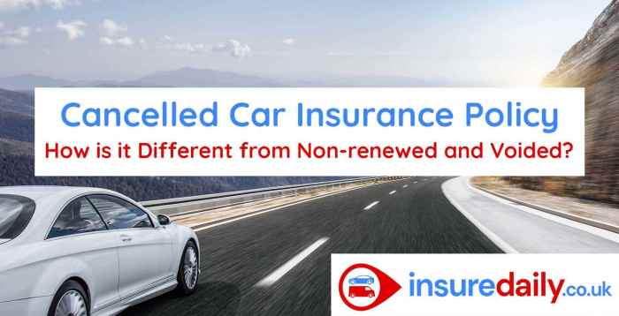 Can a car insurance company drop you without notice