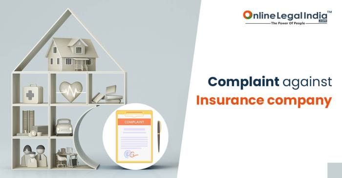 Where do you file a complaint against an insurance company