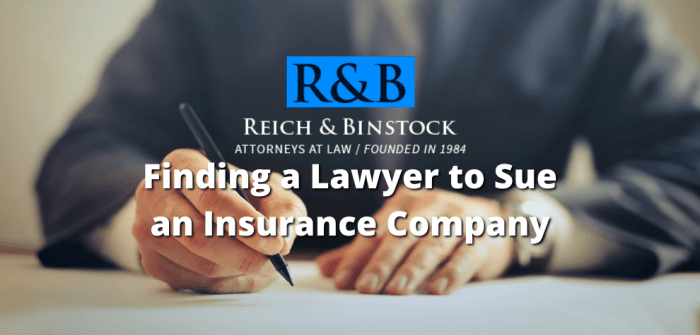 How to sue a car insurance company